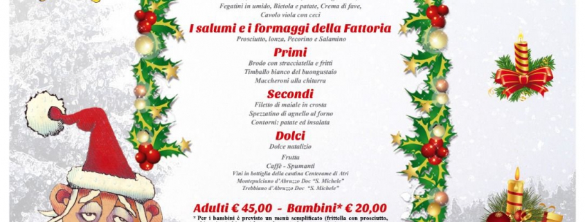 pranzo di natale 2021 Rurabilandia