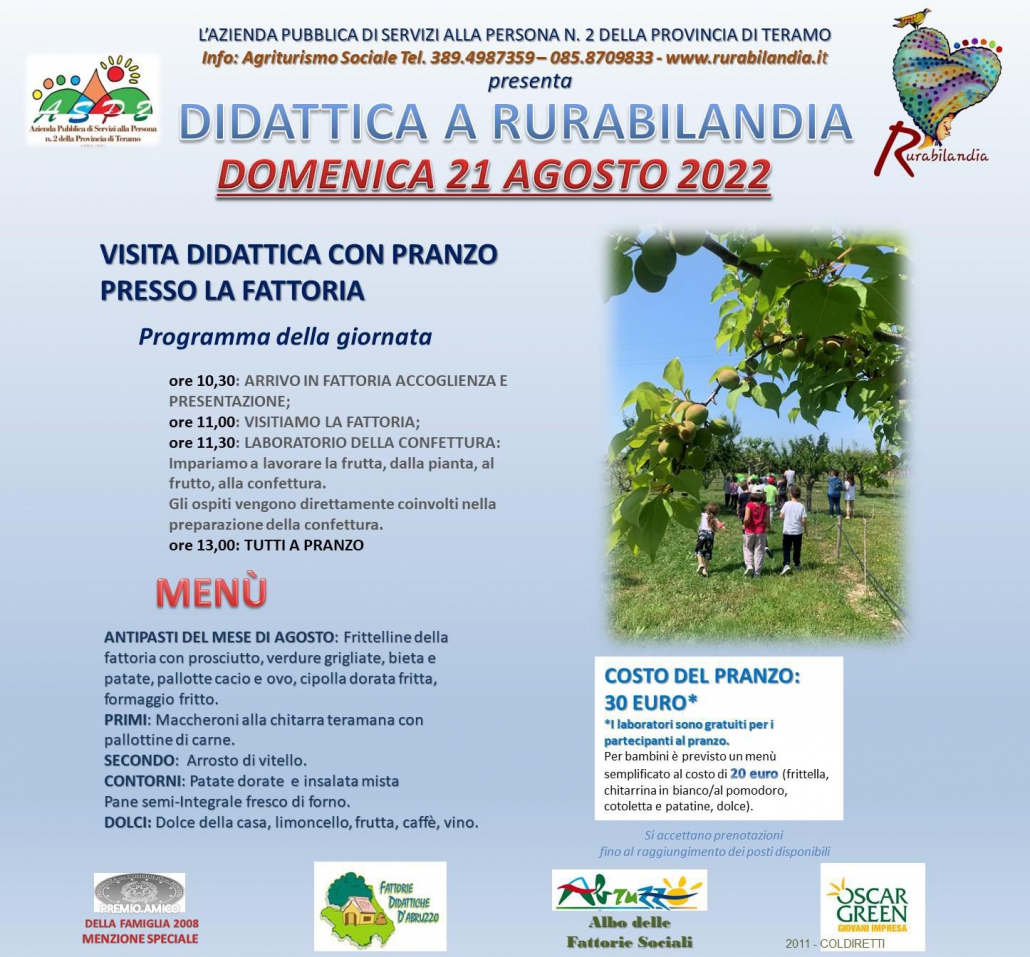 Visita didattica 21 Agosto
