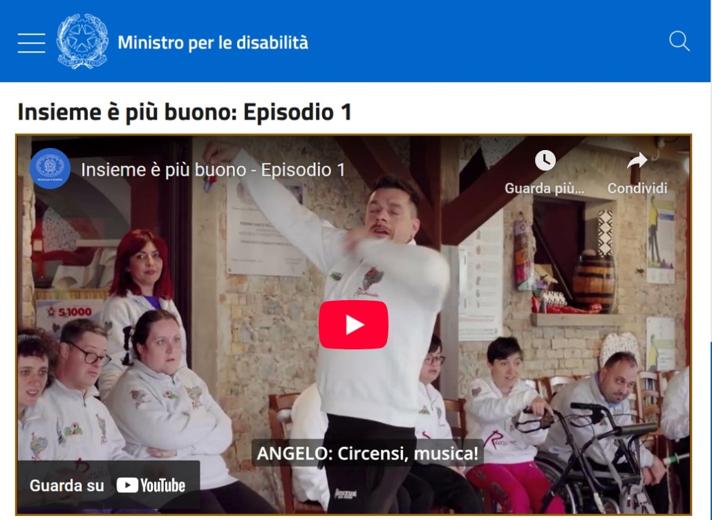Giorgione in visita a Rurabilandia per la serie Insieme è più buono