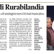 E tra i tavoli i ragazzi di Rurabilandia