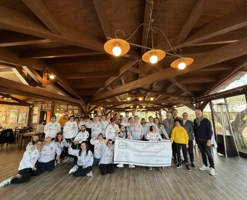 Foto della cena di beneficenza tra Sushita e il ristorante La Bandiera a favore di Rurabilandia, 4 febbraio 2026