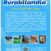 Centro Estivo Rurabilandia 2026 | Dal 15 giugno, bambini 4–14 anni