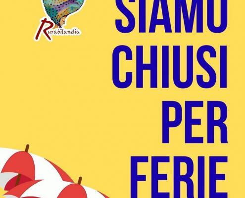 Rurabilandia chiusa per ferie dal 10 al 21 agosto, aperta a Ferragosto